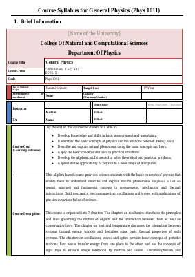 General Physics ourse outline Final GOLD MARK - Copy.pdf